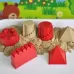 4 PCS Children Educational Toys Castle Molds Play Sand Tools