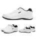 Leather Men Casual Shoes Breathable Leisure Male Sneakers All-Match Men Shoes Deep Blue