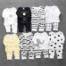 Children Cartoon Cotton Underwear Care Belly Pajamas Set Semicircular Round
