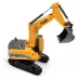 6 Channel 1/24RC Remote-controlled Engineering Metal Excavator Charging RC Car