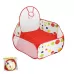 Folding Portable Baby Polka Dot Hexagon Indoor Ball Pool Game Fence 150cm in Diameter