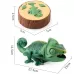Children Electric Infrared Remote Control Crawling Chameleon Colorful Breathing Light Tricky Toy