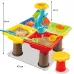 Outdoor Sandy Beach Table Toys Set for Kids Dolphin and Square Table