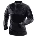Wearable Long-sleeved Frog Field Suit for Men Black Python