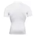 Mens Short Sleeve Quick Dry Gym Wear Fitness Clothing With Zipper Neck Black