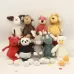 33cm Striped Animal Plush Toy Doll Creative Animal Doll Duck