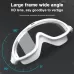 Large Frame Waterproof and Anti-fog High-definition Eye Protection Swimming Goggles Smoke Black