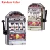 Mini Slot Machine Toy Rotatable Stress Reliever Children Party Jackpot Funny Jokes Play Toy Random Color