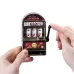 Mini Slot Machine Toy Rotatable Stress Reliever Children Party Jackpot Funny Jokes Play Toy Random Color
