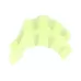 Finger Flexible Silicone Swimming Gloves Samll Size Green