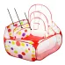 Folding Portable Baby Polka Dot Hexagon Indoor Ball Pool Game Fence 150cm in Diameter