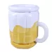 PVC Inflatable Ice Bucket Water Inflatable Beverage Bucket Yellow