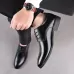 Suit Groomsmen Men Shoes Business Formal Casual Leather Shoes Black