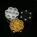 EDC Removable Fingertip Spinner Revolver Clip Pure Brass Stress Relief Toys Black