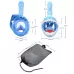 Cartoon Kids Full Dry Diving Mask Swimming Anti-Fog Snorkeling Mask Shark Blue