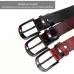 Men Retro Casual Antique Pin Buckle Leather Belt Waistband