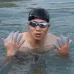 Finger Flexible Silicone Swimming Gloves Large Size Blue