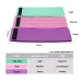 Pink Rally Medium Polyester-cotton Latex Yarn Loop Tension Band Yoga Resistance Band