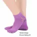 Non-slip Open Finger Yoga Sports Gloves and Five Finger Yoga Socks Set Black