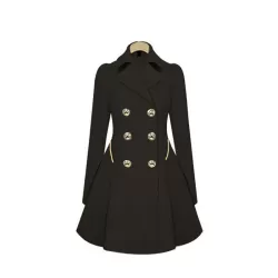 Slim Mid-length Commuter Jacket Trench Coat
