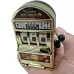 Mini Slot Machine Toy Rotatable Stress Reliever Children Party Jackpot Funny Jokes Play Toy Random Color