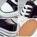 Women Thick-Soled Inner Heightened Semi-Slipper Canvas Shoes Lazy One-Legged Platform Shoes