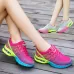 Casual Mesh Women Sneakers Breathable Half-cushion Running Shoes