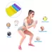 3 In 1 TPE Yoga Stretch Sheet Fitness Elastic Band Resistance Band Strength Training Stretch Band Set