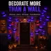 12 PCS/Pack Halloween LED Glowing Bat Wall Decorations Kit