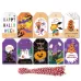 2 Sets Halloween Hangtag Gift Bag Candy Box Decorative Hangtag