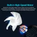 LAMJIE Creative Airplane Engine Dual Turbine Desktop Fan USB Rechargeable Quiet Small Desk Fan Long Lasting Battery Cooling Fan for Dorm Gaming Office Workstation
