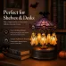 Halloween Ghost Carousel Motion Night Light Table Lamp Ornament