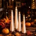 Halloween Ghost-Shaped LED Flameless Plastic Candles