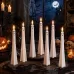 Halloween Ghost-Shaped LED Flameless Plastic Candles