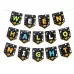 24 Person Set Halloween Party Decoration Tableware Set Tablecloth Paper Plate Banner Without Straw