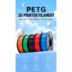 PETG 3D Printing Filament 1kg/Roll Single Color Multiple Color Options Neat Winding