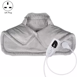 Electric Heated Thermal Shawl On The Back And The Neck UK Plug