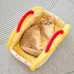 Winter Semi-Enclosed Warm Portable Cat Bed