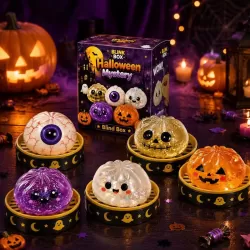 Halloween Ghost Dumpling Squish Slow Rising Stress Relief Toy for Kids Adults