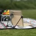 COOL CAMP C-Y006 Outdoor Camping Back Cushion Aluminum Folding Beach Chair Park Wild Leisure Chair