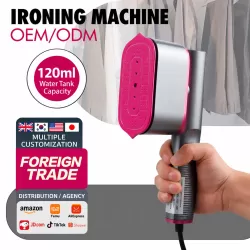 New Portable Handheld Garment Steamer Wet or Dry Dual-Use Mini Steam Iron for Home and Travel