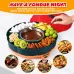 Electric Chocolate Fondue Pot with Taco Holders
