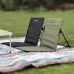COOL CAMP C-Y006 Outdoor Camping Back Cushion Aluminum Folding Beach Chair Park Wild Leisure Chair