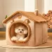 All-Season Removable And Washable Enclosed Warm Cat Bed